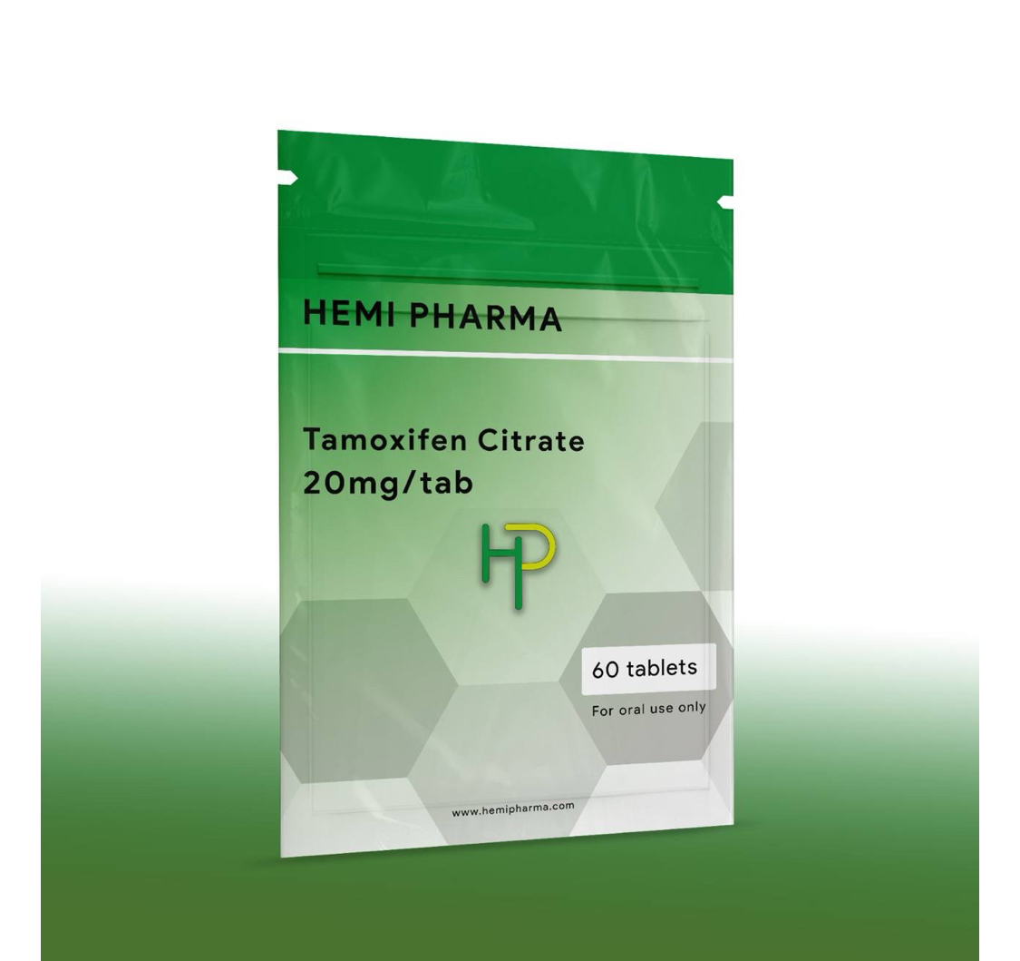 Hemi Pharma Tamoxifen / Nolvadex 20mg X 60 Tabs 
