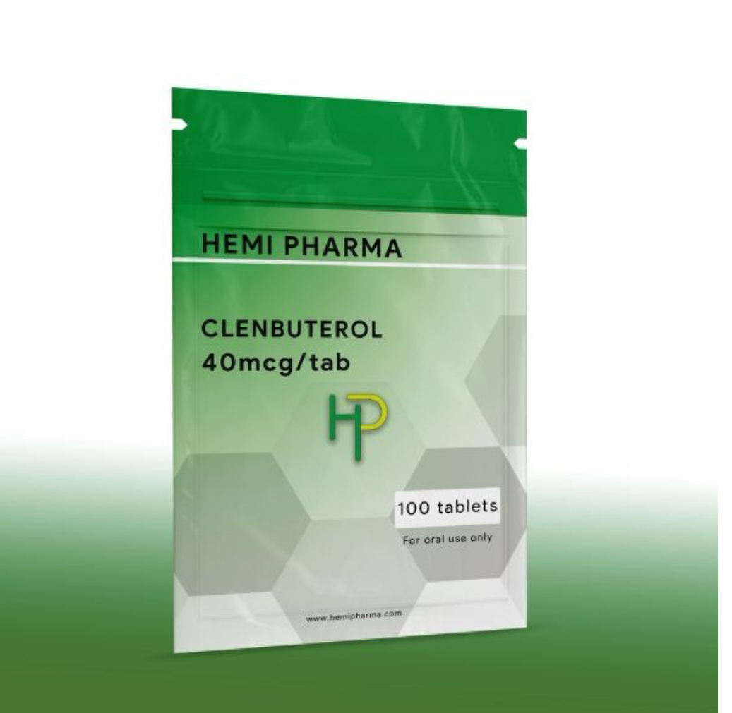 Hemi Pharma Clenbuterol (Clen) 40mcg x 50 tabs 